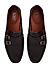 Brown Monk Strap Style Heel Moccasins