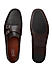 Brown Monk Strap Style Heel Moccasins