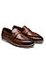 Tan Signato Leather Loafers