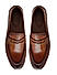 Tan Signato Leather Loafers