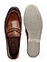 Tan Signato Leather Loafers