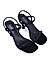 Black Strappy Slingback Heels