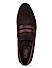 Brown Loafers with Leather Panel