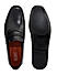 Black Heel Moccasins With Panel