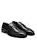 Black Plain Leather Loafers