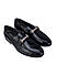 Black Embellished Loafers