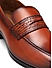 Tan Signato Leather Loafers