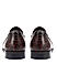 Burgundy Croco Textured Heel Moccasins