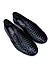 Black Weave Pattern Sneakers