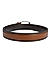 Tan Plain Leather Men's Belt