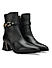 Black Leather Ankle Boots