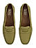 Green Moccasins With Panel