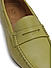 Green Moccasins With Panel