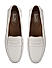 White Moccasins With Panel