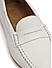 White Moccasins With Panel