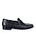 Black Signato Leather Heel Moccasins