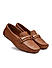 Tan Moccasins With Buckle