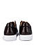 Coffee Slip-on Leather Sneakers