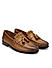 Tan Heel Moccasins With Tassels