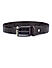 Coffee Croco Effect Men's Belt