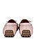 Pink Moccasins With Bow Detail