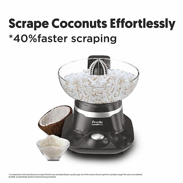Buy Preethi Cocosta-Coconut Scraper  Citrus Juicer Online at Preethi  E-Store KP001