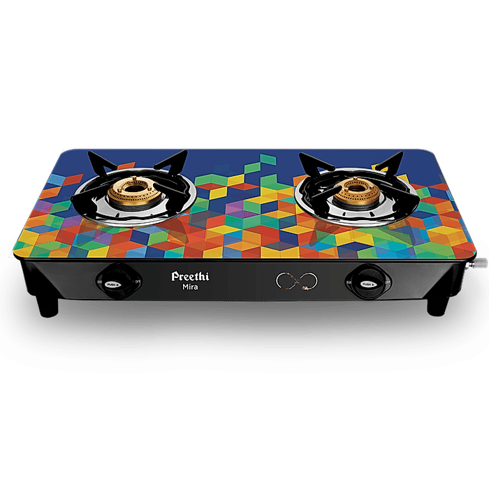 Preethi gas stove 2 burner price store