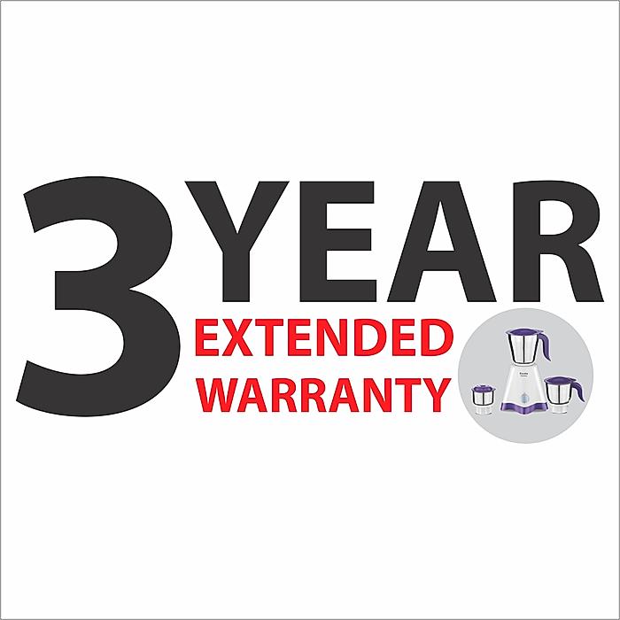 EXTENDED WARRANTY| PREETHI-CROWN PRO 600 W 3J |3 YEAR