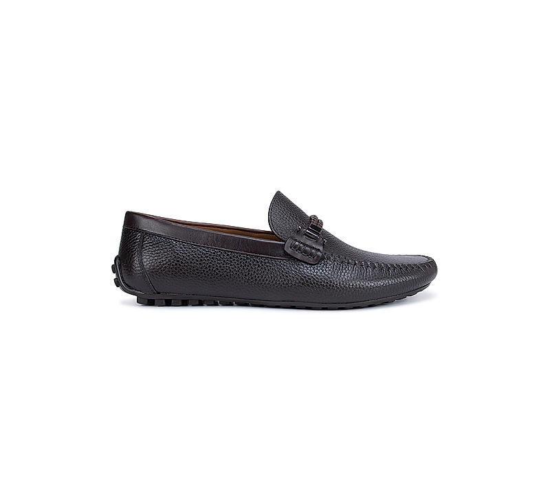 Coffee Top Embellished Moccasins