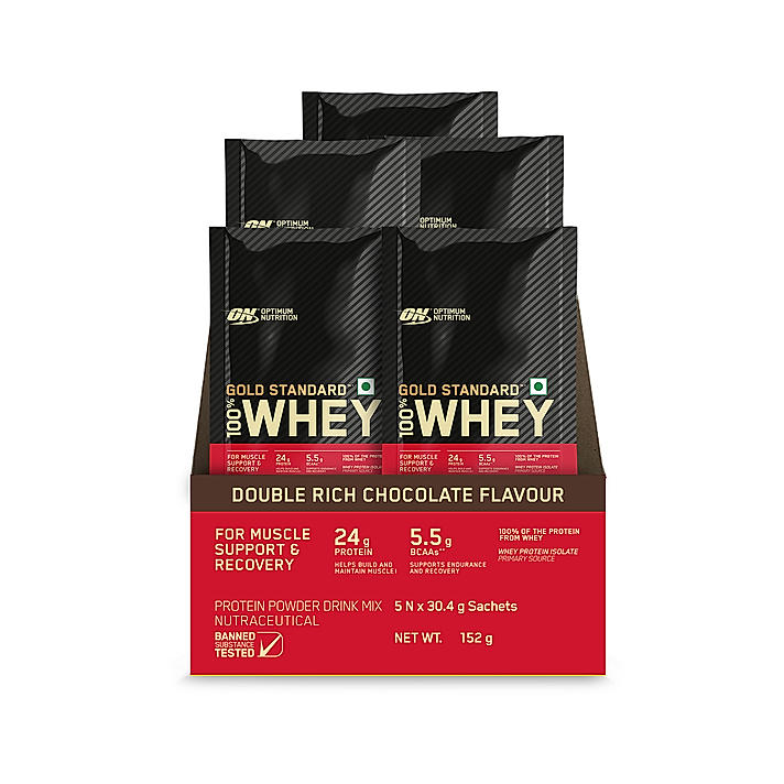 Gold Standard 100% Whey Protein Powder | Double Rich Chocolate | 152 g