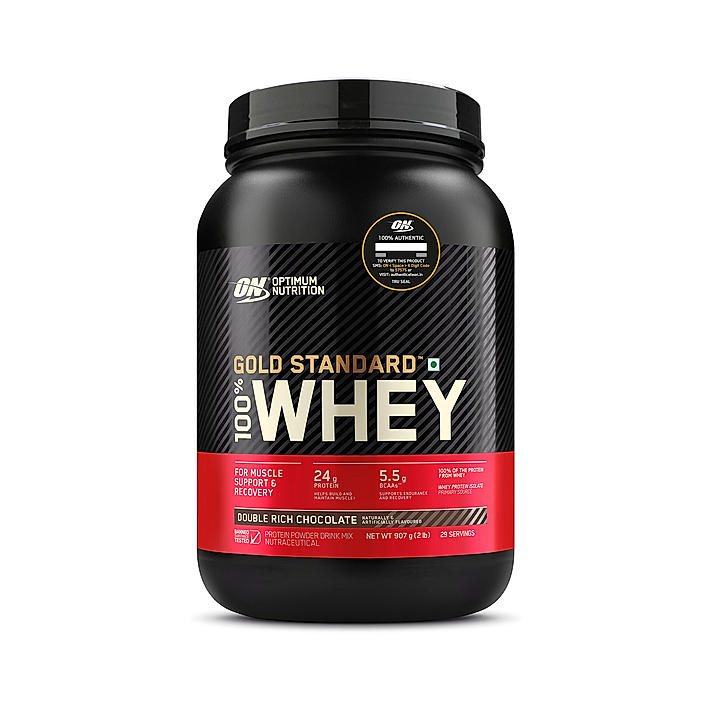 Gold Standard 100% Whey Protein Powder | Double Rich Chocolate | 2 lbs