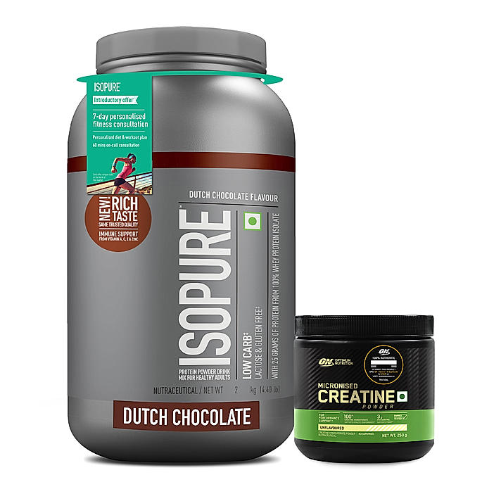 Isopure Dutch Choc2Kg(Immune Support, Lactose-Free)+250g ONCreatn IND