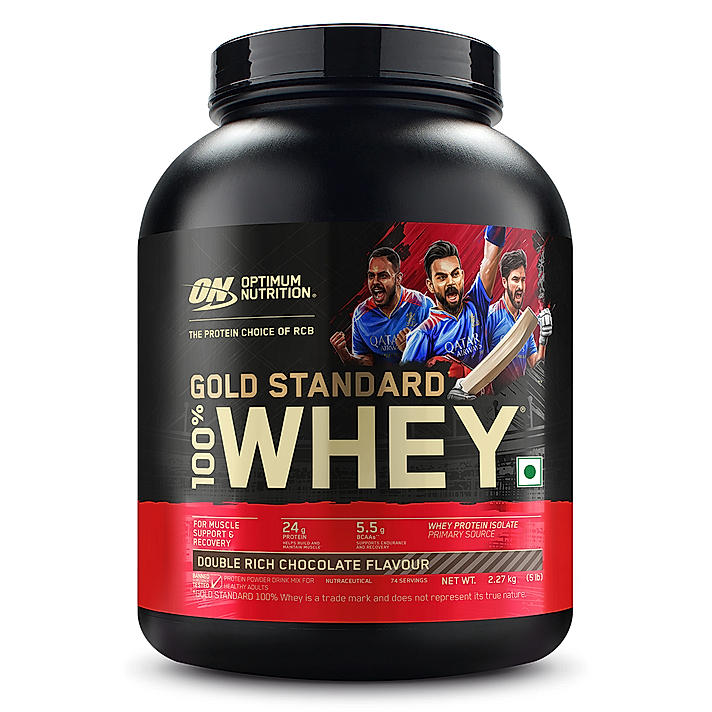 Gold Standard 100% Whey Protein Powder | Double Rich Chocolate | 5 lbs