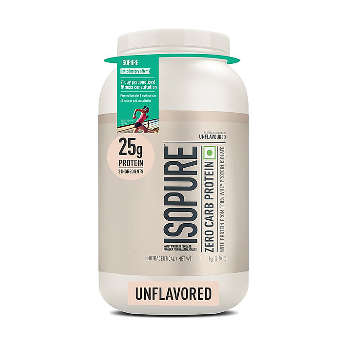 Isopure Zero Carb Protein– 1 kg / 2.2 lbs (Unflavoured)