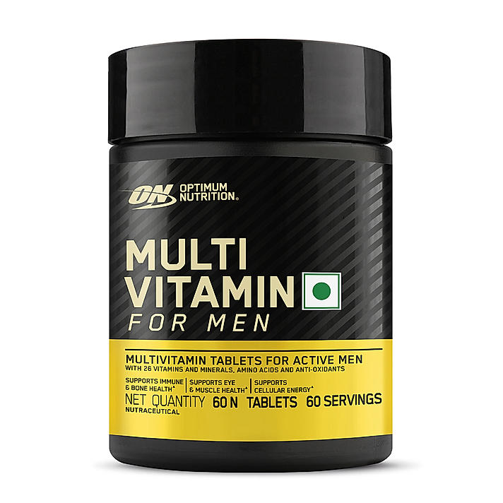 Multivitamin for MEN- 60 Tablets, 26 Vitamins & Minerals, Amino Acids & Anti-Oxidants