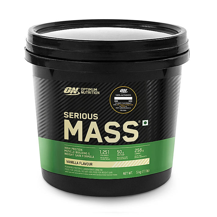 Serious Mass Weight Gainer - Vanilla flavour - 5KG