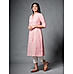 Pink 60's cotton kurti with print