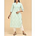 Light green 60's cotton kurti with print