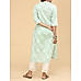 Light green 60's cotton kurti with print