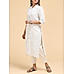 Off white cotton kurti with floral print