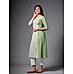 Light green 60's cotton kurti with print