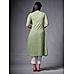 Light green 60's cotton kurti with print