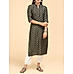 Dark green modal chanderi kurti with seequince work