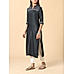 Black  viscose plain  kurti with embroidery