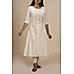 Off white 60's cotton kurti with with embroidery