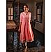 Light pink 80's cotton kurti with embroidery