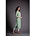 Green 60S Cotton Kurti with Plain