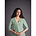 Green 60S Cotton Kurti with Plain