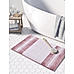 Luxe (50x80cm) Pink Anti-Slip Bath Mat with TPR Backing