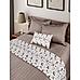 Bellagio Runner Glory Silk Fabric Bed Cover 5PC Set with Enbroidry Design (1 Bed Cover 90